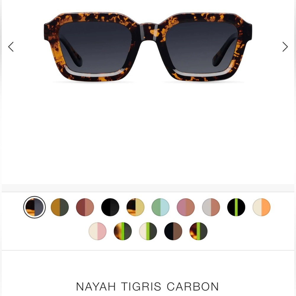 MELLER Nayah Tigris Carbon Tortoishell Sunglasses